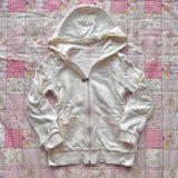 Kukombo Outfit Kawaii Hoodie Sweet Girl Zip UP Hoodies Bow Slim Women Long Sleeve Cute Punk Sexy Hoody Gothic Sweatshirt 2000s Graphic Y2k Top