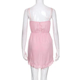 Kukombo indie dress to impress 2024 Spring/Summer Women's Ruffled Irregular Strap Jumpsuits