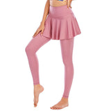 Kukombo - Women's skirt yoga pants high waist elastic strech yoga pants