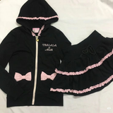 Kukombo Outfit Hoody Oversized Tops Kawaii Winter Suit Hoodies Women Clothes Cute Kpop Plus Szie Korea Grunge Pink Sweet Girl Hoodie Zip Up Top