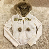 Kukombo party outfit  Y2K Aesthetics Harajuku Women's Hoodie Clothes Graphic Hip Hop Punk Grunge Vintage Gothic Rock Retro Fashion Streetwear EMO Girl