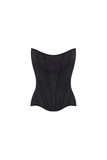 Kukombo Fishbone Waist Cinched Strapless Top Vest Mesh Puffy Skirt Set Layered Pleated Flower Dress Slim Fit Waistcoat Yarn Short Skirts ootd outfit idea