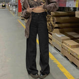 Kukombo - Women's straight leg corduroy pants fall/winter high waist corduroy pants