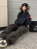 Kukombo  American Vintage Plaid Zip Up Hoodies Women Y2k Streetwear Hooded Sweatshirts Female Kpop Harajuku Long Sleeve Tops ootd