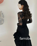 Kukombo Customized Elegant Jersey Pleat Mermaid Square Neck Midi Dresses Evening Dresses Classic Exquisite Modern Style Pastrol Unisex C (PRE-ORDER)