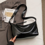 Kukombo LEFTSIDE PU Leather Small Bucket Crossbody Bags Lady Shoulder Bag for Women 2025 New Trend Hand Bags Retro Handbags and Purses Outfit Ideas