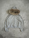 Kukombo party outfit  Plush lining solid color pattern Hoodie casual chic Y2K top rock fashion street retro grunge punk hip hop Harajuku couple Hoodie