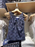 Kukombo Light Blue Lace Hollow Out Female Tank Transparent Sexy Mesh Summer Vest 2025 Solid Perpetive Y2K Tight Sleeveless Tops Women