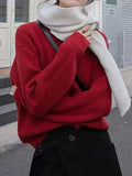 Kukombo Solid Waffle Lapel Neck Cardigan