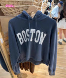 Kukombo 2025 Casual Women Letter Print Zipper-up Sweatshirts Autumn Vintage Half High Collar Cotton Hoodies Y2k Streetwear Pullover Tops
