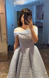 Kukombo Customized Jersey Beading Evening Ball Gown Off-the-shoulder Bespoke Occasion  Long Dresses Classic Exquisite Modern Style Pastr (PRE-ORDER)