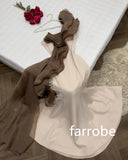 Kukombo Customized Casual Jersey Pleat Mermaid One-shoulder Midi Dresses Bespoke Occasion Dresses Classic Exquisite Modern Style Pastrol (PRE-ORDER)