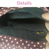 Kukombo 2025 Polka Dot Vintage Bag Casual Canvas Crossboby Bag Lace One-Shoulder Bag ootd