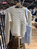 Kukombo Chic Twisted Flower Knit Sweater Cardigan 2025 Spring Long Sleeve O-neck Single Breasted Casual Coat Streetwear Sweet Sweater