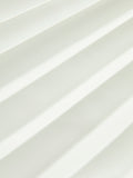 Kukombo Solid Pleated Strapless Split Dress
