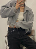 Kukombo Cropped Zip Up Jacket