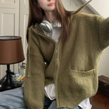 Kukombo Hygge Knit Zip Up Hoodie