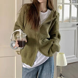 Kukombo Hygge Knit Zip Up Hoodie