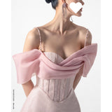 homecoming dresses French Temperament Sling Dress 2024 New Design Sense Niche High-End Chic Fishbone Waist Dress