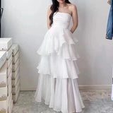dress Spring and Summer 2014 New Women's Clothing Sexy Charming Tube Top Fashion Strap Top + Cake Skirt Pleated Skirt