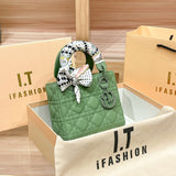 style mistakes Shiling Bag 2024 Summer Simple High Sense Women's Portable Shoulder Crossbody Small Bag Box Bag