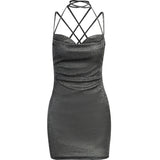 Kukombo homecoming dresses Knitted Backless Sling Dress to0to4 Summer Women's Fashion Sexy Short Hip Skirt