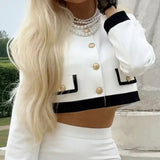 Kukombo dress to impress Autumn New Fashion Sexy Simple Button Waist Short Suit Skirt
