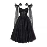 homecoming dresses Hot New Sequined Gauze Dress Sexy Fashion Shoulder Strap Backless Dress Dress