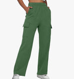 Kukombo lookbook outfits Autumn and Winter Overalls Women's Casual Sports Trousers New High Waist Slimming Straight Wide Leg Loose Pants Women
