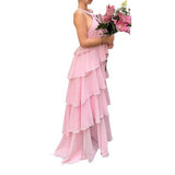 dress to impress codes Summer 2024 New Elegant Beach Dress Sling Halter Laminated Dress
