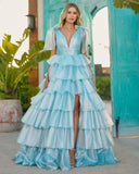 dress to impress codes Rose Red Cake Dress 2024 Summer Evening Party Sexy Deep V Lace-up Vest Large Swing Dress Long Dress for Women