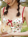 Kukombo Homecoming Dress Party Outfits Strawberry Farm Dress