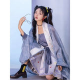 Hanfu MaMianQun Skirt Suit With Ming Dynasty Improve Han Costume Horse-face Skirt The Women's Short Horse Face Skirt Hanfu Set