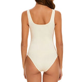 Kukombo Bodysuit Women One-pieces Sexy Tops Youthful Woman Clothes Sleeveless Halter Neck Tank Top Summer Fashion Body Suits Womens 2024