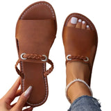 Kukombo Sandals Women Flats Casual Slippers Summer Shoes 2024 New Fashion Dress Flip Flops Beach Bohemian Shoes Femme Home Slides