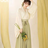 Chinese Traditional Ancient Hanfu Costumes Classical Tang Dynasty Princess Hanfu Dress Retro Modern Chinese Streetwear