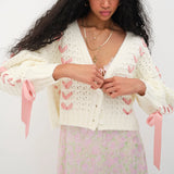 Kukombo Women Y2k V Neck Sweater Retro Low Cut Long Sleeve Pullover Top E-Girl Cute Solid Loose Fit Lace Up Going Out Jumper