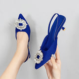 Kukombo Summer shoes for women 2022 New Women's Shoes Wedding Shoes Sequined Exposed Documentary Shoes Pointed Toe Temperament Spring