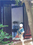Original Hanfu women's Tang Style Collar Cross Necked Short Shirt Tattered Skirt Tmproved Daily Life In Spring And Summer