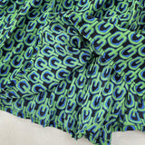 Kukombo Print Maxi Skirt Women's Green Chain Elastic Waist Tiered Flared Long Skirt Spring Summer Boho Vacation Beach Outfit