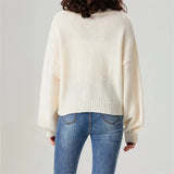 Kukombo Y2k Embroidery Cherry Cardigan Women 2024 Winter Fashion Patchwork Long Sleeve Short Cardigan Street Casual Knitwear Sweater