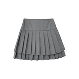 Kukombo Fashion Women Pleated Skirts Korean High Waist Sexy Mini Skirts Summer Tennis All Match Student Designed Dance Skirt New