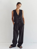 Kukombo Justine High Waist Pants Suit Set