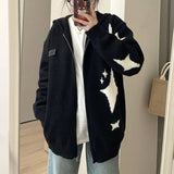 Kukombo Star Girl Aesthetic Knit Hoodie