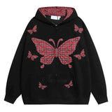 Kukombo Teen Spirit Grunge Butterfly Hoodie