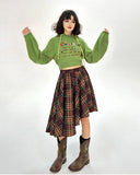Kukombo Chemistry Knit Cropped Hoodie