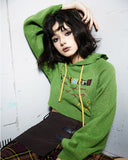 Kukombo Chemistry Knit Cropped Hoodie