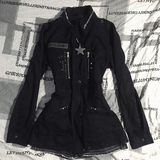 Kukombo Outfit Punk Zip Up Hoodies Women Clothing Gothic Vintage Coat Slim Sweatshirts Streetwear Emo Girl Hoodie Plus Size Graphic Y2k Jacket