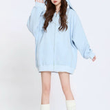 Kukombo Star Girl Aesthetic Bunny Ears Hoodie