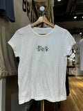 Kukombo Sweet Girls and Cats Embroidery T-shirt Women Summer Cotton O-neck Slim Short Sleeve Tees Cute Vintage Chic Top Y2K Tshirts New